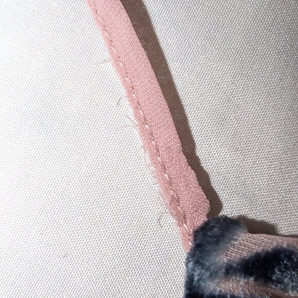 American Eagle | Pink Velvet Floral Chiffon Cowl Neck Mini Slip Dress | Size XS - Picture 13 of 13